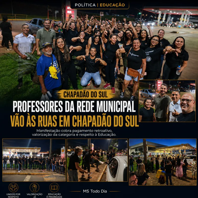 Imagem ilustrativa da matéria Com saldo milionário no Fundeb, professores questionam Prefeitura de Chapadão do Sul sobre atraso no retroativo